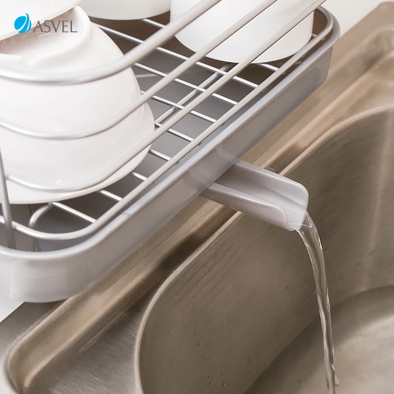 Сушилка для посуды с железным порошковым покрытием кухонный органайзер