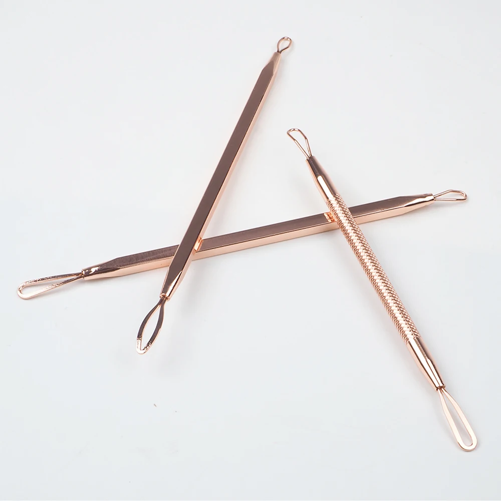 Горячее предложение 1 набор нержавеющая сталь золотой экстрактор иглы для