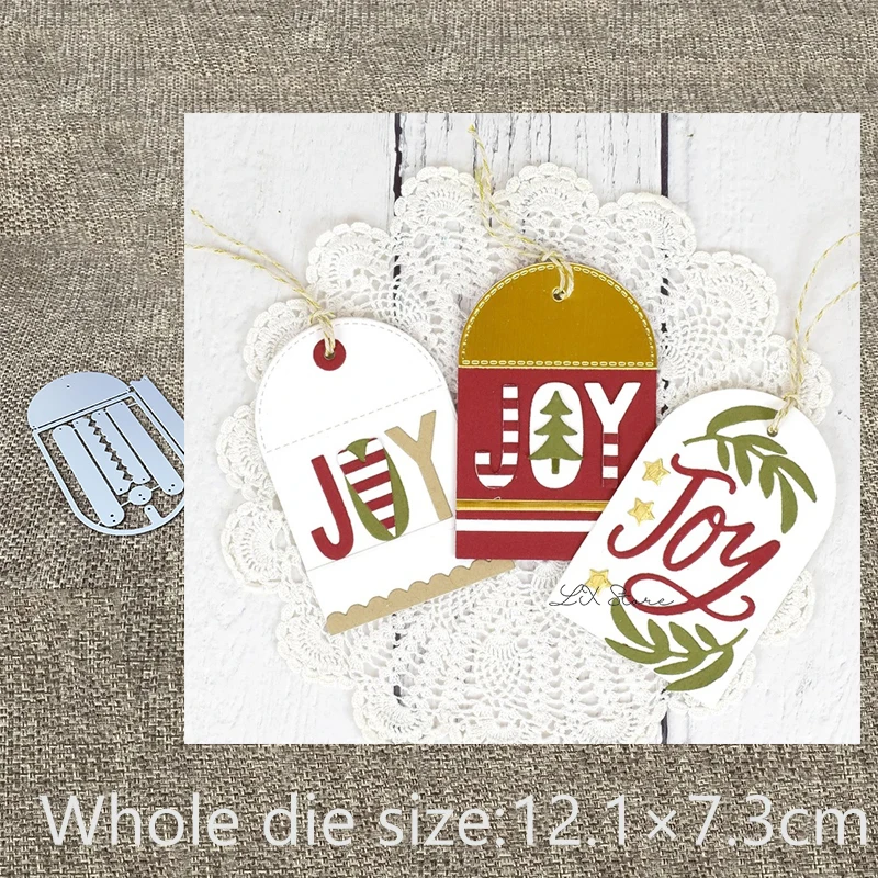 Новый дизайн ремесло металла высечки тег этикетки Украшения скрапбук альбом