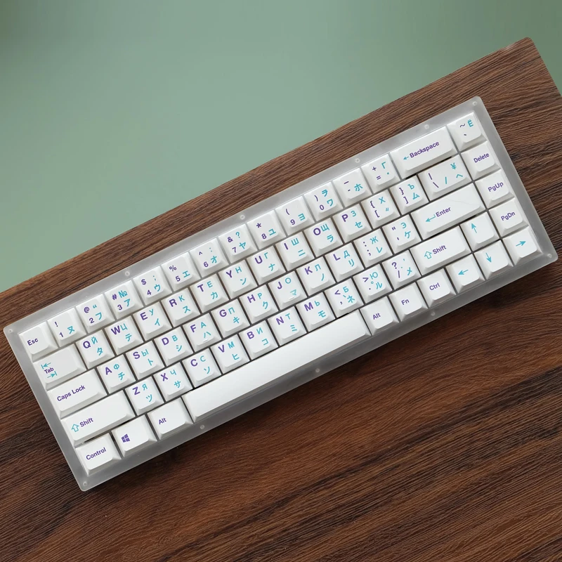 126Key/Набор клавиатуры PBT для MX Switch механическая клавиатура Pbow тема русские