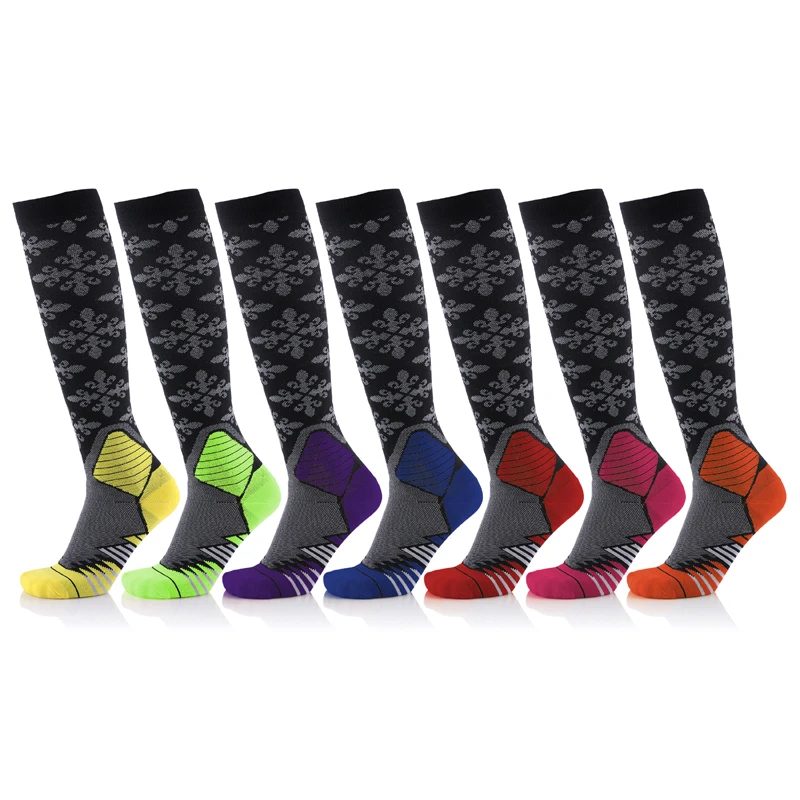 

Men Women Compression Socks Crossfit Golf Socks Travel Flight Socks Rugby Socks For Anti Fatigue Pain Relief High Stockings