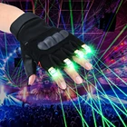 Лазерные перчатки Зеленыйфиолетовыйкрасный ночной клуб бар вечерние танцы певец танцевальный реквизит DJ механические перчатки светодиодный свет левый и правый