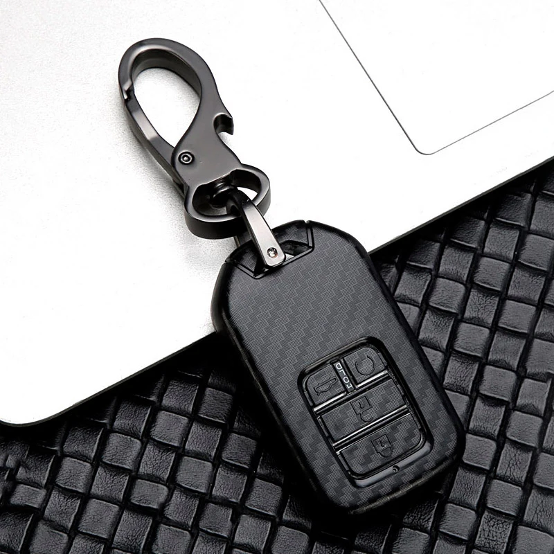 

Carbon cover suitable for Honda Civic CR-V HR-V agreement Jade Crider odyssey 2015-2018 key protective case Flexible Anti-fall