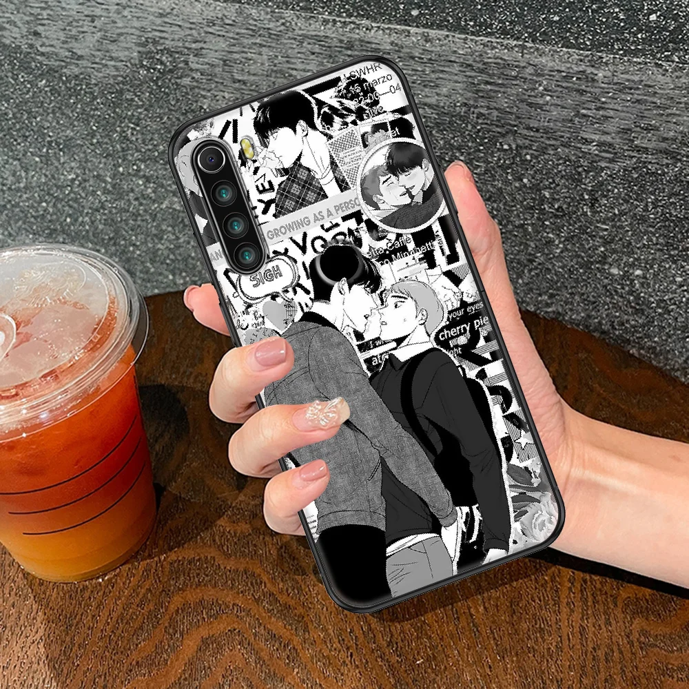 Чехол Bj для телефона с аниме Alexs Xiaomi Redmi Note 7 8 9 10 7A 8T 9A 9T 9S 10S Pro черный мягкий