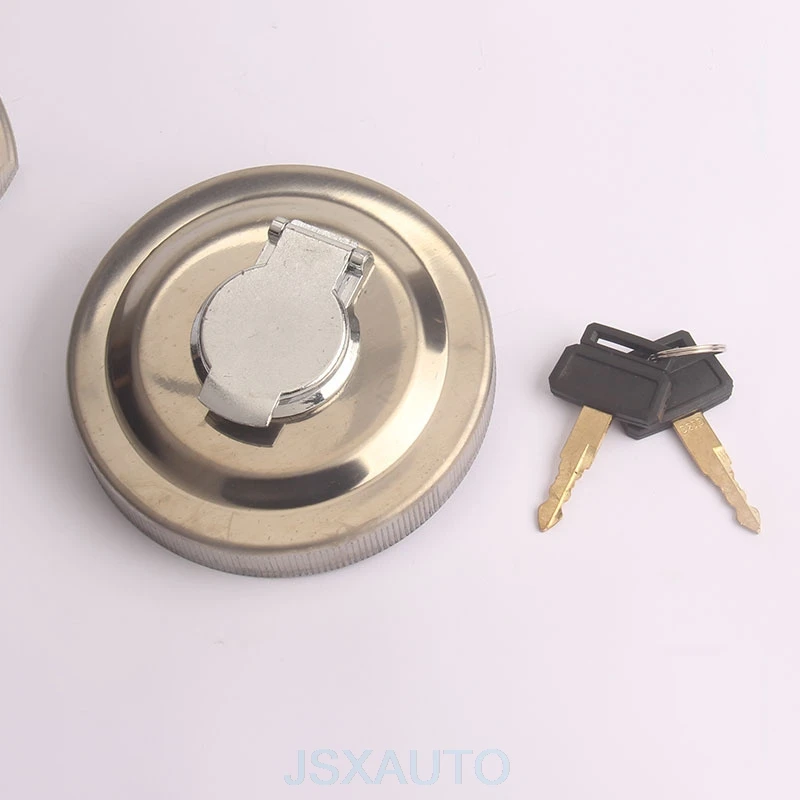 stainless tank cap Аксессуары для экскаватора, топливный бак крышка сетчатый фильтр для защиты от краж крышка топливного бака для DOOSAN экскаватора DAEWOO DX/DH150/215/220-7-9/DX60 - Цвет: stainless tank cap