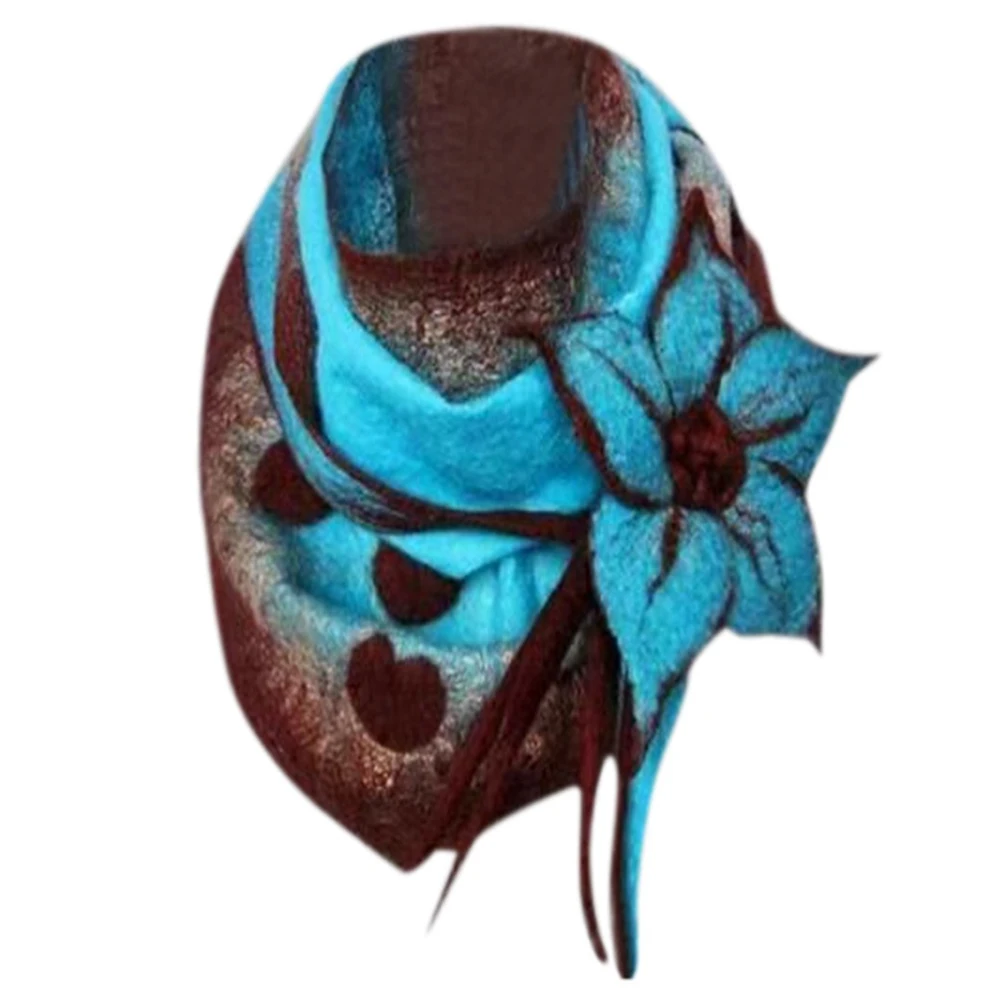 

Шарф женский, квадратный, с принтом, зимний, теплый