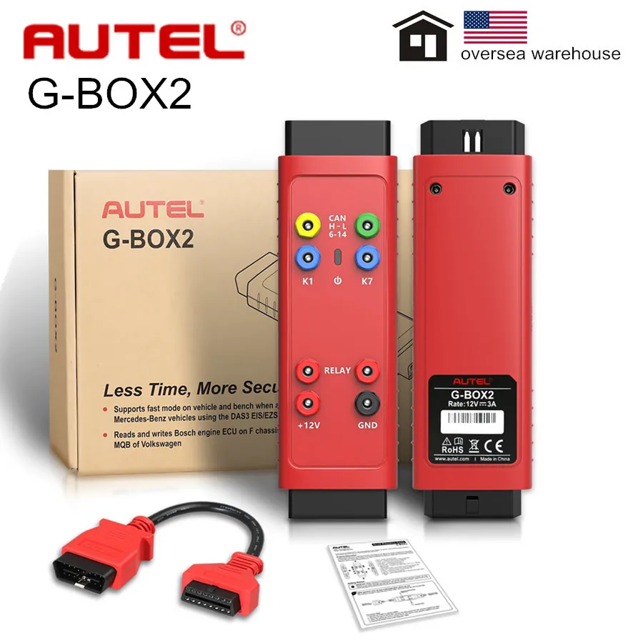 Оригинальный аксессуар Autel G BOX2 BOX 2 инструмент для Mercedes Benz все потерянные ключи