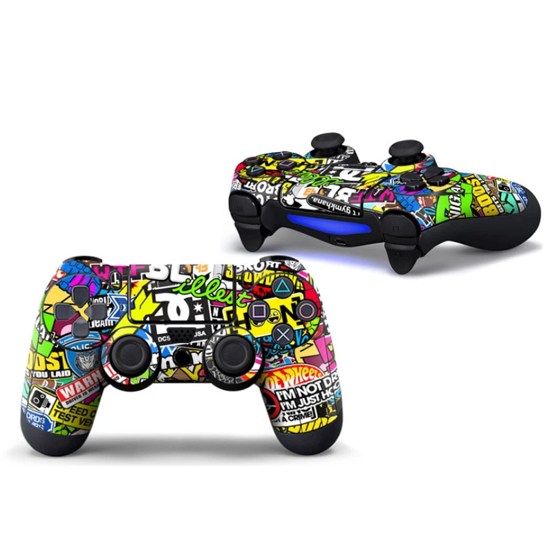 PS4 Accessories 1pcs Controller Skin Joystick Decal Stickers Playstation4 for Gamepad Joypad ForDualshock 4 | Электроника