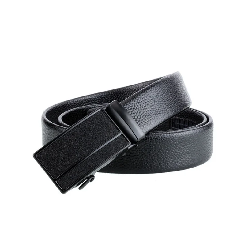 

Men Korean Fashion Business Casual Black Long Belt Cinturones Waist Cinto Masculino Jeans Automatic Designer Cintura luxe homme