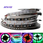 Светодиодная лента APA102, умная Пиксельная лента APA102 для передачи данных и часов, 5 в пост. Тока, IP30IP65IP67, 1 м3 м5 м, 30607296144 светодиодовпикселейм