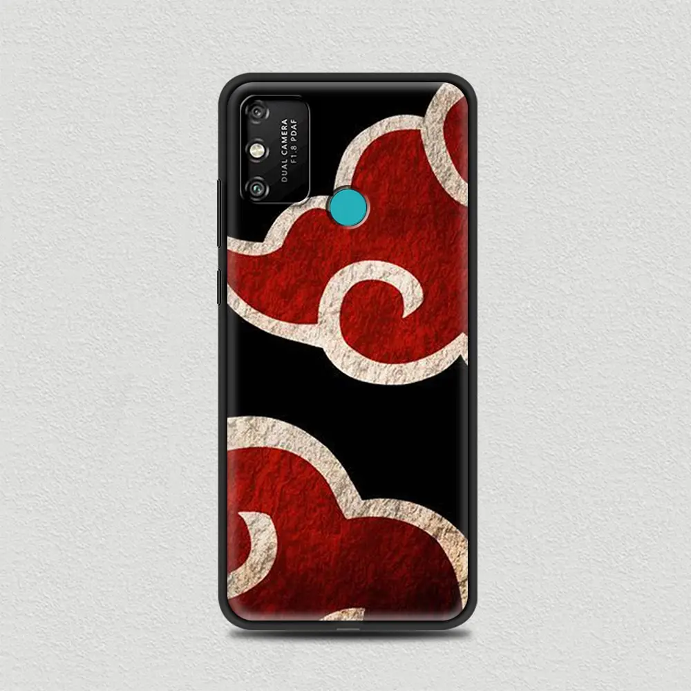 

Phone Case for Honor 20 20Pro Lite Play 9a 8X 8S 9S 9X Pro 30i 10i 10 Lite X10 Max 5G 2020 Coque Naruto Akatsuki Clan Cloud
