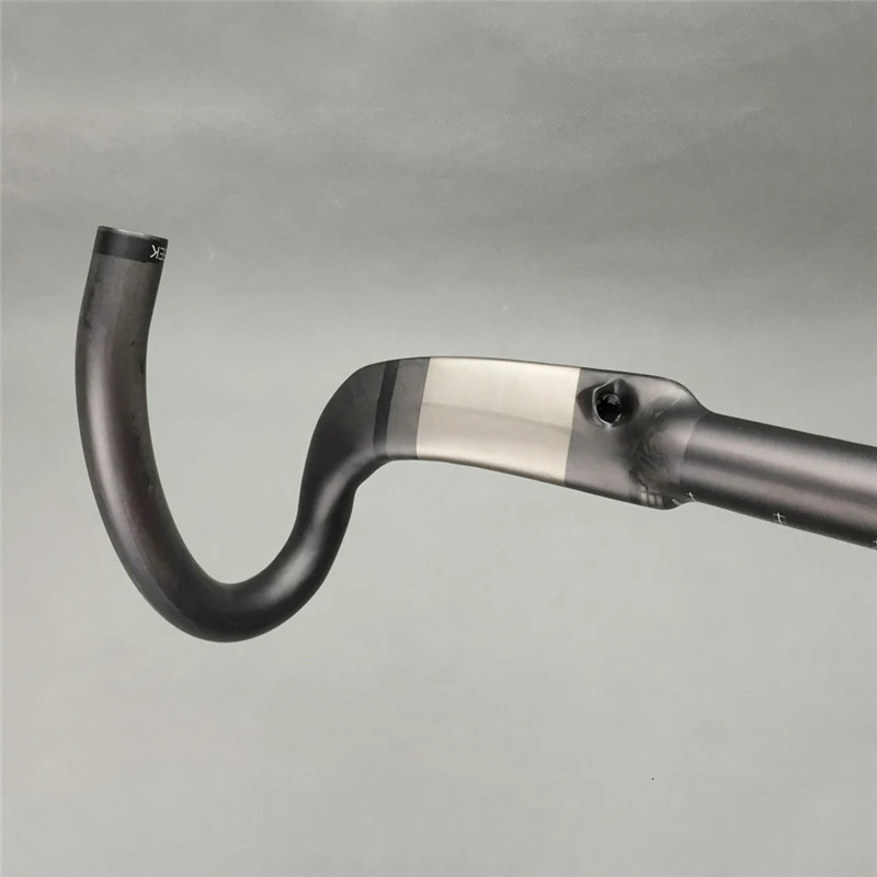 Удобный руль из углеродного волокна для шоссейного горного велоспорта черный