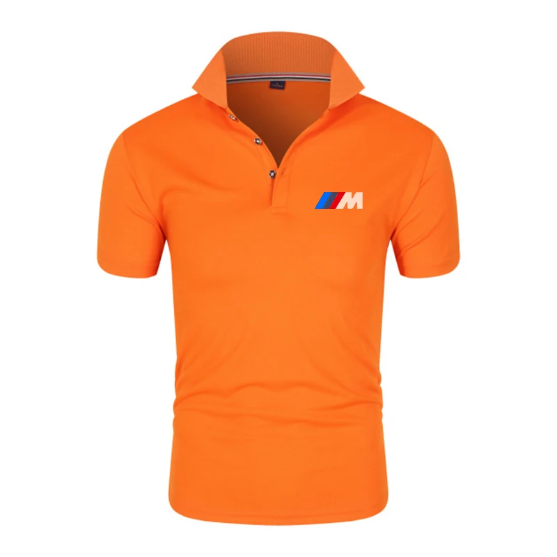 

Men's New BMW Polo Shirt 2021 Outdoor Sportswear Short Sleeve Polos Casual Running Football Jersey Golf Shirt Men's Top