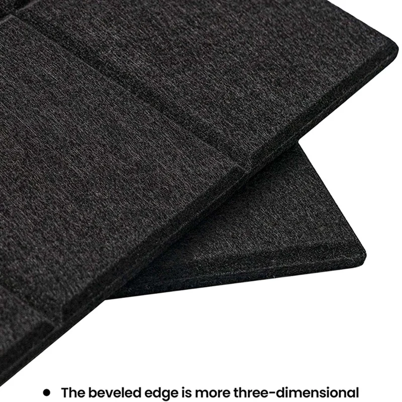 

24 Pcs Soundproofing Studio Edge Soundproofing Panels,for Wall Decoration and Acoustic Treatment, 12 Pcs A & 12 Pcs B