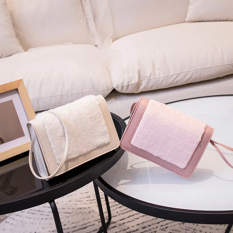 

Women Winter PU Shoulder Bag Handbag Lady Leopard Print Handbag Female Party Small Girls Tote Bag