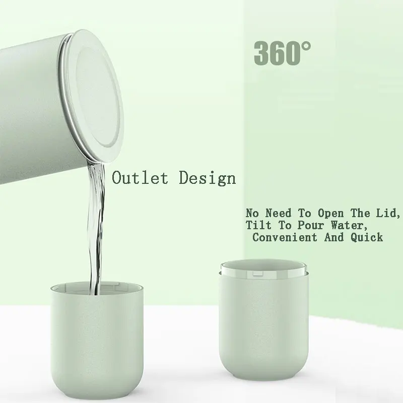 Pinkah портативный мини электрический чайник для путешествий с подогревом и