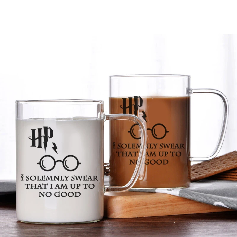 

15oz Creative Glass Mug Coffee 450ml Fruit Juice Big Cup Flower Tea Cups Friends Birthday Mother's Day Gift