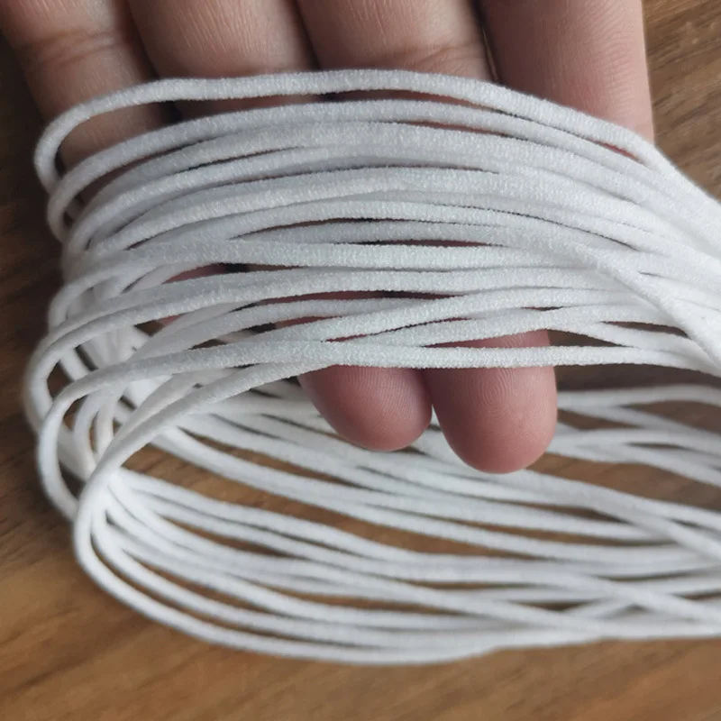 2 5-4 мм круглая эластичная повязка для маски лица маска ушей Резиновая лента