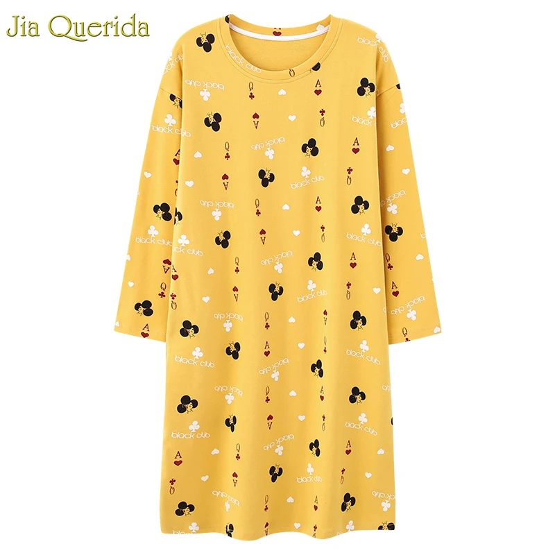 Нижнее белье ночная рубашка милое платье для сна девочек свободный размер в