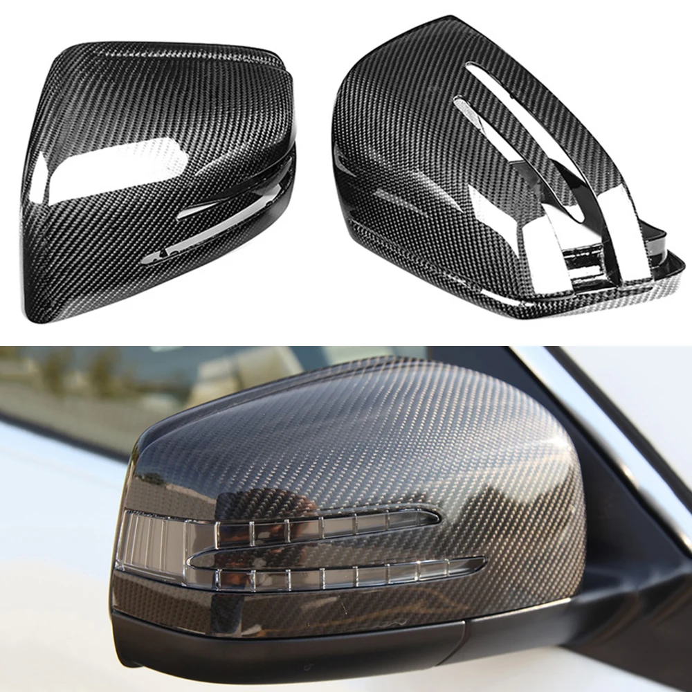 

Real carbon fiber mirror cover car rearview side mirror caps For Mercedes Benz ML Class W166 GL GLS X166 GLE W166 / Coupe C292