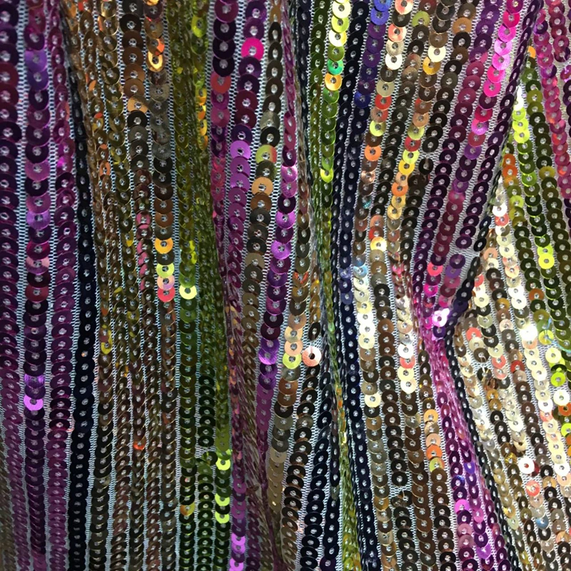 

1 ярд/лот Радужные Блестки, ткань для шитья, мягкая сетка, свадебное платье, украшение, ткань «сделай сам»