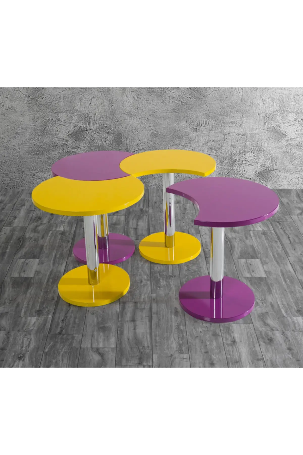 

Clover Medium Coffee Table-Zigon Coffee Table MADE IN TURKEY
