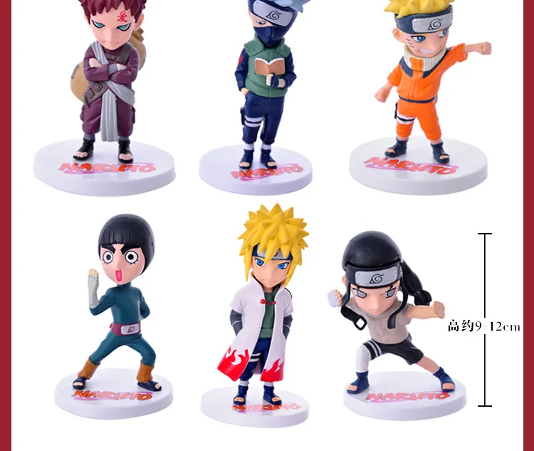 1 мультфильм 6 видов стилей Милые украшения PVC Моделя с хорошим спросом анимация