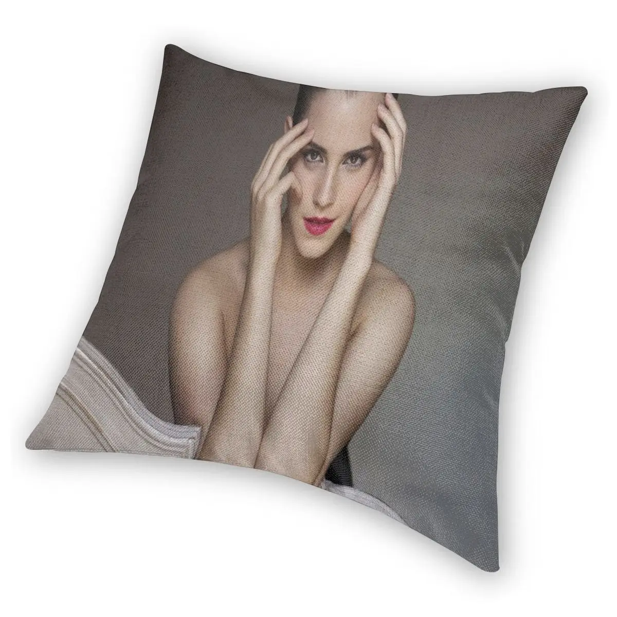 Чехол для диванной подушки с Эммой Ватсон 1036|Наволочка| |