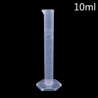10ml plastic measuring cylinder graduated tools chemistry laboratory cylinder tools school lab supplies