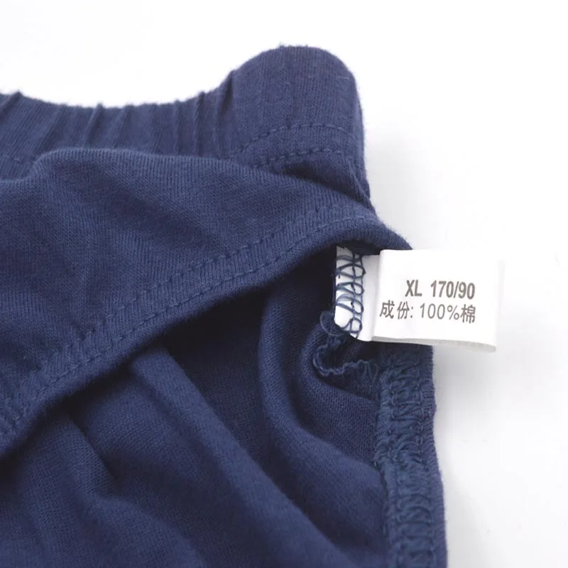 6Pcs/Lot Men'S Underwear Cotton Briefs Comfortable Loose Breathable Mid-Waist Large-Size Fat Young Brief