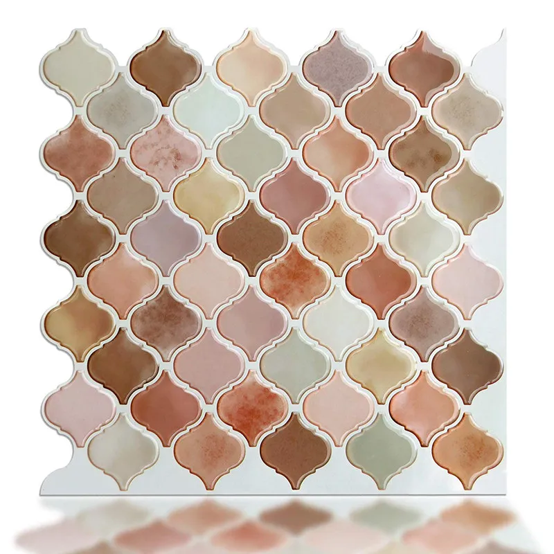 T80507 Vividtiles мозаичная плитка стены корка и самоклеящихся стикеров DIY кухня ванная комната стены стикеры 3D винил-(1 листов - Цвет: T80507