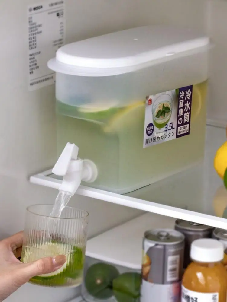 Кувшин для холодной воды фруктов контейнер летнего сока льда термостойкий