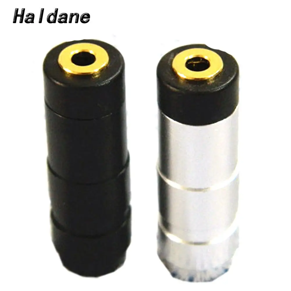 

Haldane 2 pcs 2.5mm Balanced 4 Poles Female Plug Jack Full Headphone Plug 2.5mm TRRS Balanced Connector Audio Adapter
