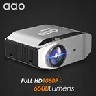 AAO Естественное разрешение 1080p Full HD проектор YG620 LED проектор 1920x1080P 3D домашний кинотеатр YG621 WiFi Multi-Screen проектор