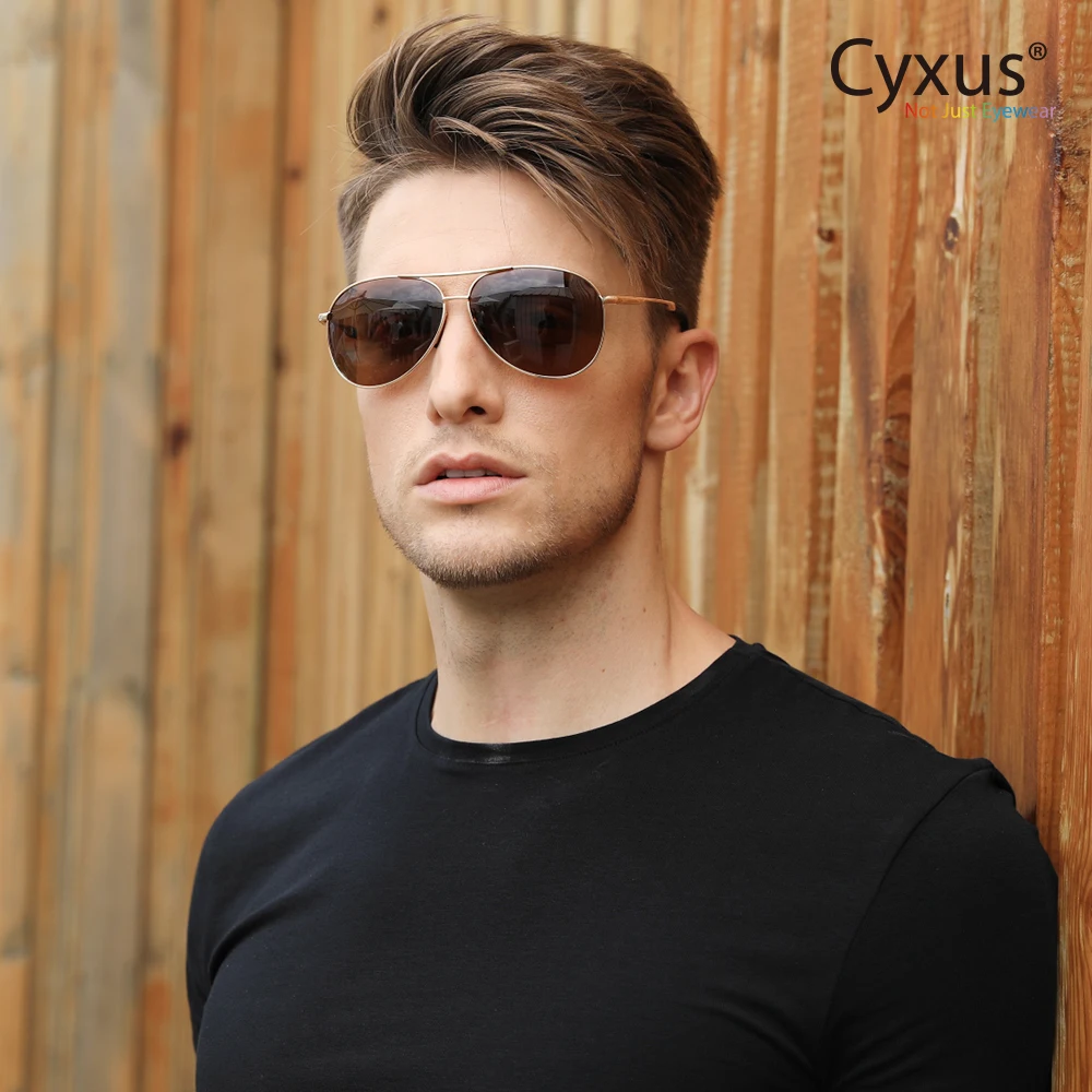 Cyxus поляризованные солнцезащитные очки для мужчин/мужчин s Анти UV400 классические модные очки для путешествий вождения рыбалки 1489