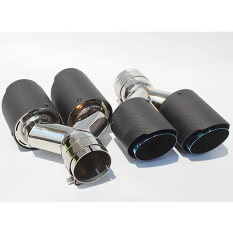 1 пара универсальный автомобильный глушитель выхлопной трубы|Шумоглушители| |