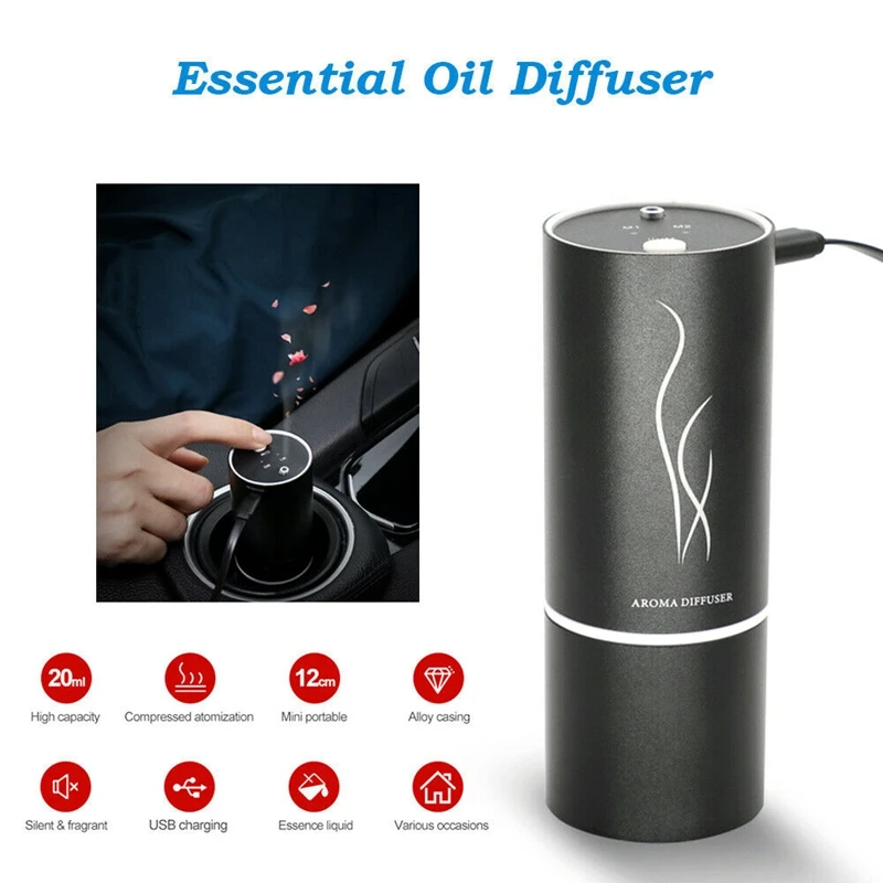 Электронный Ароматический диффузор очиститель воздуха мини автомобильный