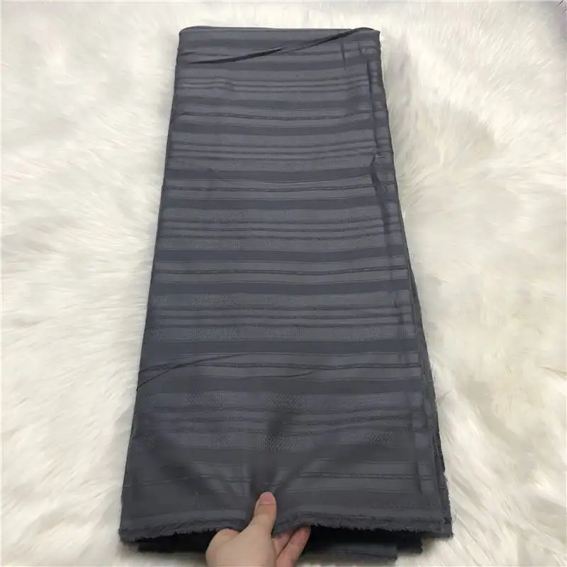 5 ярдов мягкое качество африканская Мужская кружевная ткань Atiku полированное