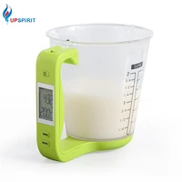 upspiit digital measuring cup scale cooking tools all in one electronic lcd display multifunctional green kitchen measuring cup