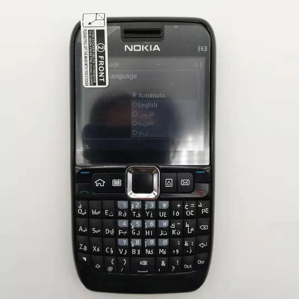 Nokia E63 Восстановленный Оригинальный QWERTY клавиатура мобильный телефон Bluetooth Wifi FM