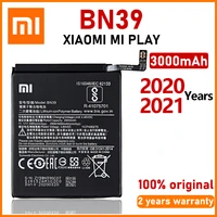 xiao mi original bn39 3000mah battery for xiaomi mi play phone batteries with tracking number