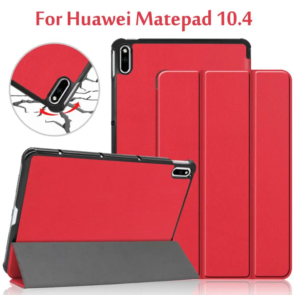 

Для Huawei Matepad 10,4 чехол BAH3-AL00 / BAH3-W09 10,4 "Планшет ультра тонкий кожаный магнитный чехол подставка