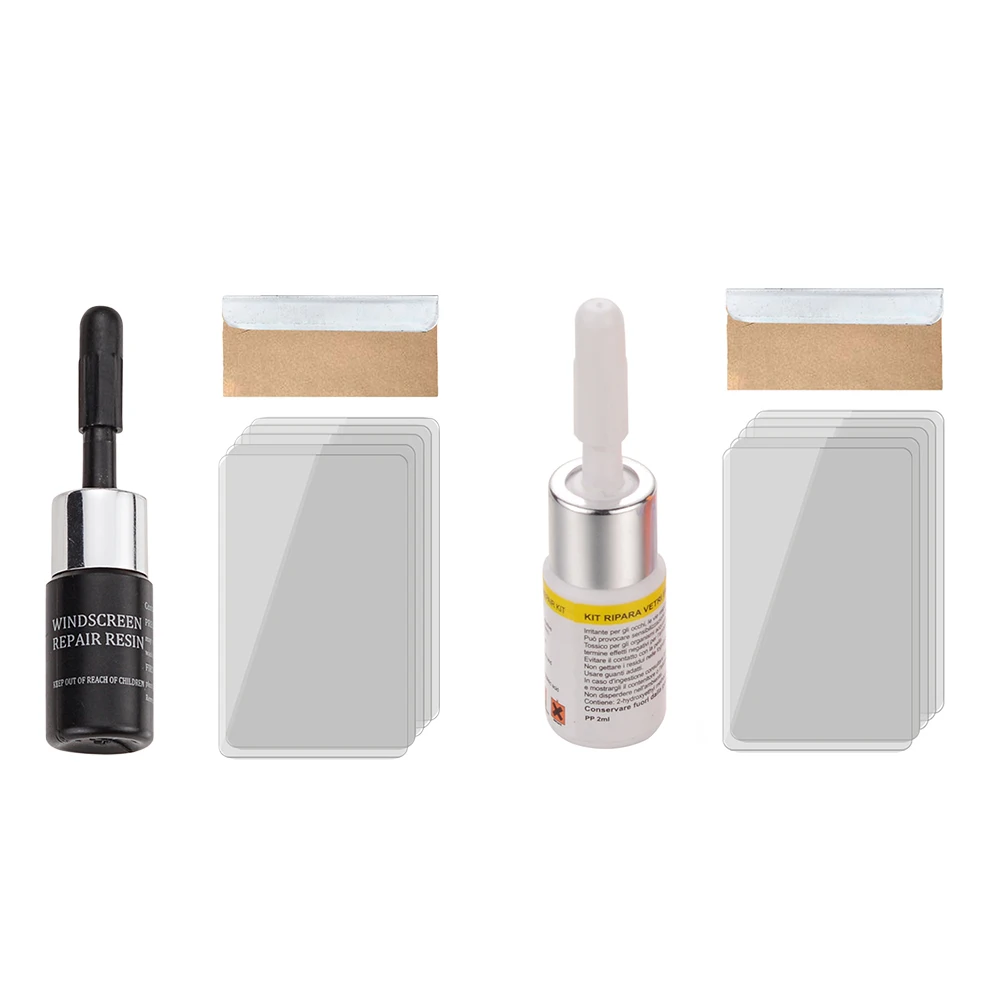 Полоски из смолы для удаления царапин и трещин на стекле 3 мл|Шпатлевки клеи