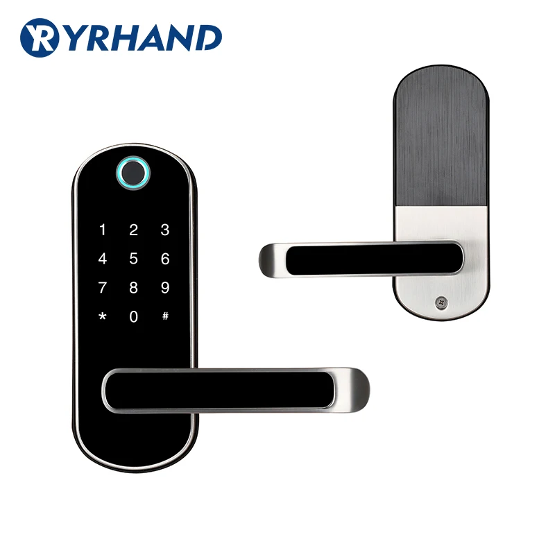 TTlock приложение отпечатков пальцев Умный Замок, wifi приложение Водонепроницаемая Кнопка pincode клавиатура электронный дверной замок, биометрический замок дистанционного управления