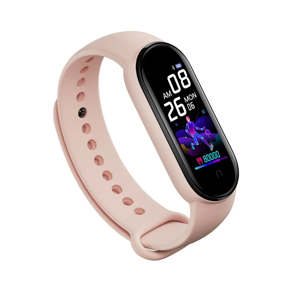 

2021 NEW M5 Plus Woman Smart Bracelet MI5 Smart Bracelet Heart Rate Activity Tracker Fitness Men's Smart Watch MI5 Plus Pk M3 M4