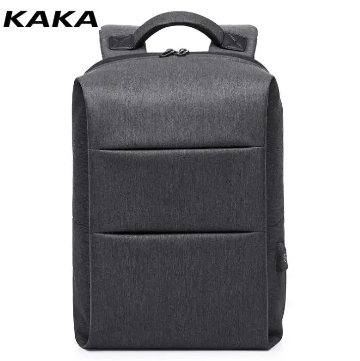 

KAKA Men Backpack USB Charge 15.6" Laptop Backpacks Men's Mochilas Travel Backpack Schoolbag Teenagers Rucksack For Boys Bagpack