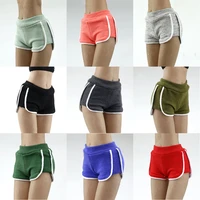 16 scale womens simple casual slim sports shorts yoga pants hot pants for 12 inch action figure
