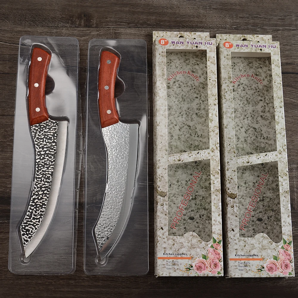 6 8-дюймовый кухонный нож для костей лезвие в форме клюва нарезки рыбы стейка