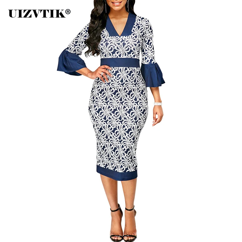 

Летнее платье для женщин 2021 Flare рукавом пикантные Длинные вечерние свадебные платья mujer повседневные облегающие с винтажным принтом офисно...