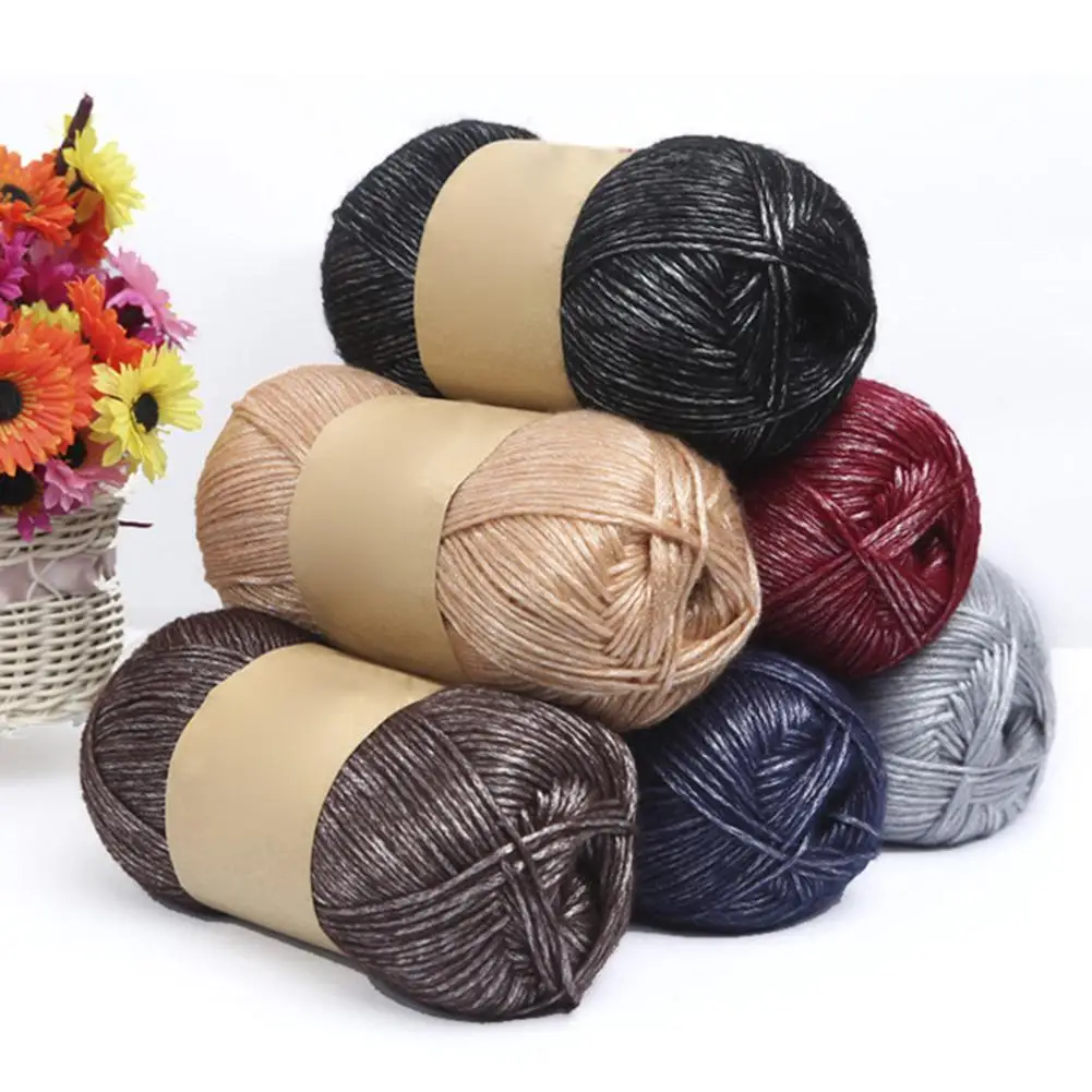 

Colorful 100g Knitting Woolen Yarn Clothes Sock Scarf Hat Gloves Sweater Woven Material DIY Clothing Sewing Accessories